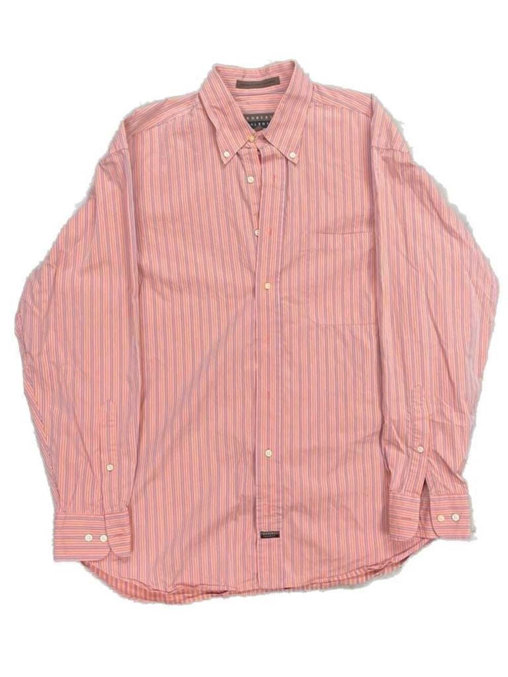 Robert Talbott Mens Striped Long Sleeve Button Up Dress Shirt Size 16.5 - 34